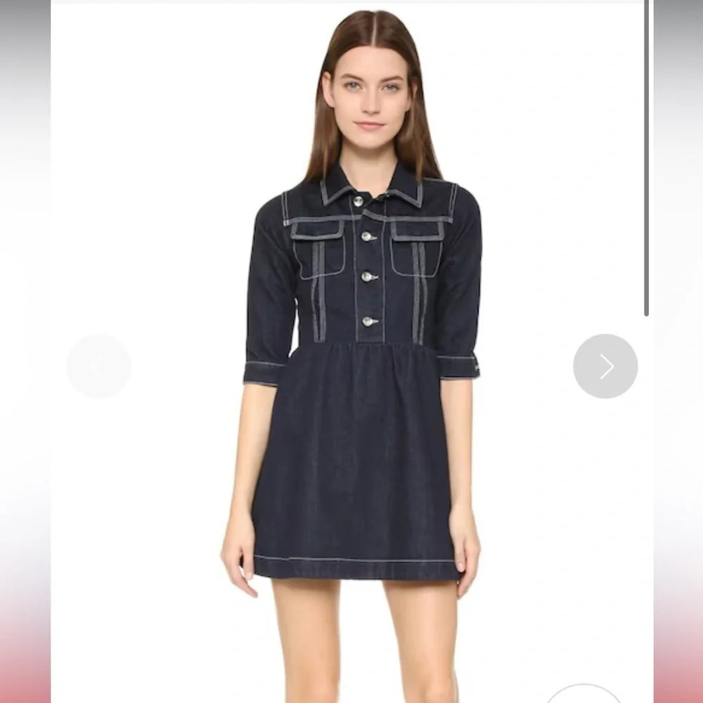 Red Valentino denim mini dress